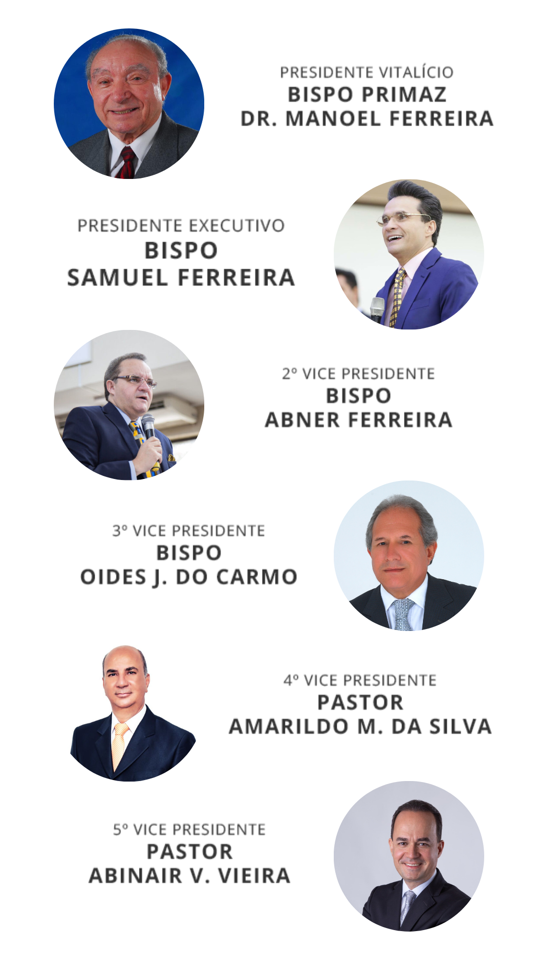 Liderança nacional da CONAMAD